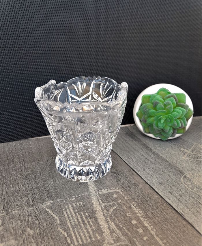 Photophore en verre ciselé de Cristal d'Arques - Neuf - photo numéro 7