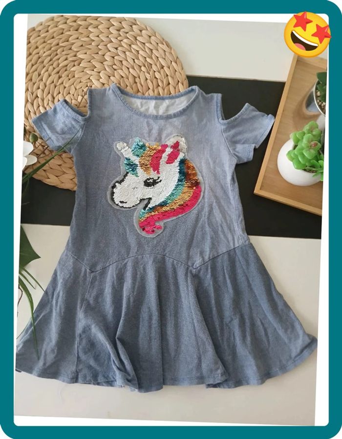 Robe d'été Licorne Taille 3 ans🌿💝 - photo numéro 4