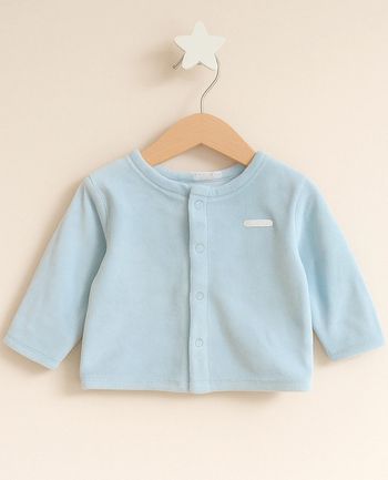 🔸Veste Gilet Doux Bleu Garçon - Tex Baby Naissance🔸