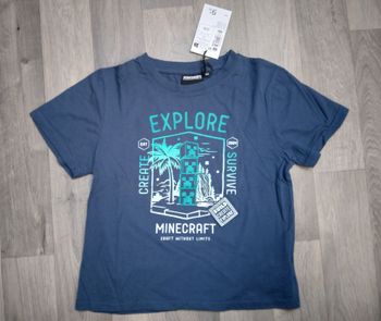 T-shirt minecraft 10 ans neuf