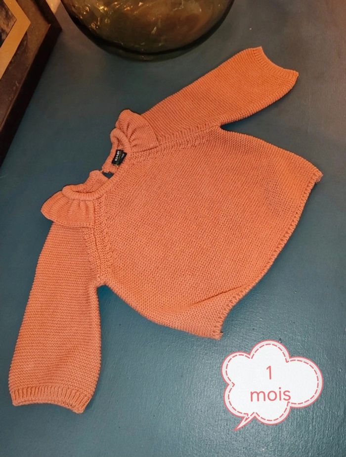 Pull col fantaisie 1 mois