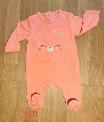 Pyjama Grenouillère Léger 1 Mois Kiabi