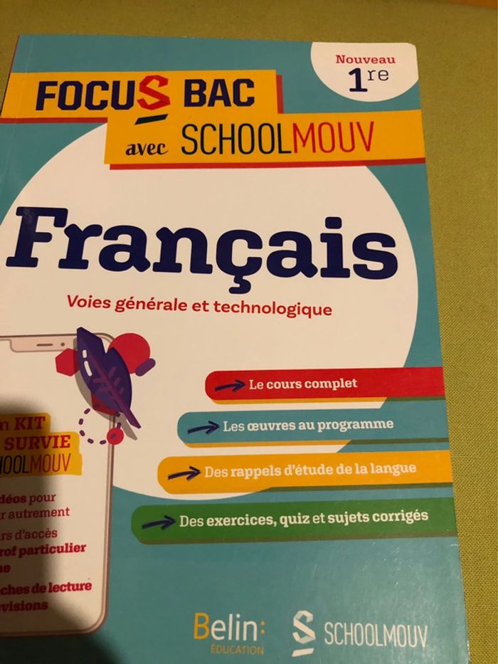 Focus bac avec schoolmouv français 1er - photo numéro 2