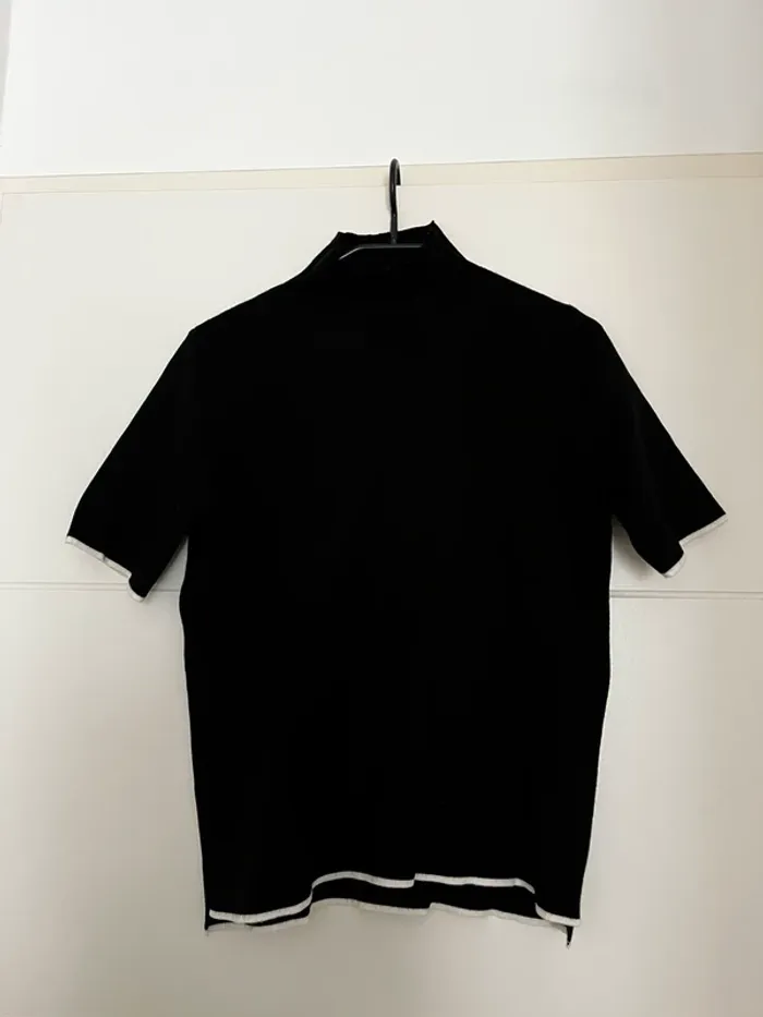 t-shirt zara noir