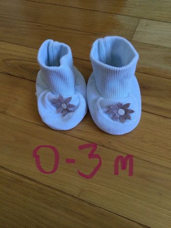 Chaussons 0/3 mois