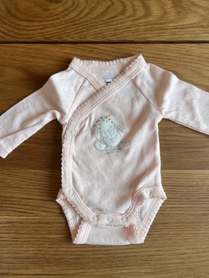 Lot maternité naissance – cache-cœur, pantalon, bavoir, mixte - photo numéro 4