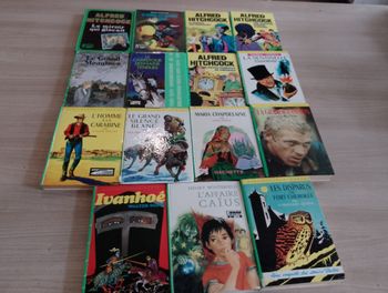 Lot de 15, bibliothèque verte (Alfred Hitchcock(5)