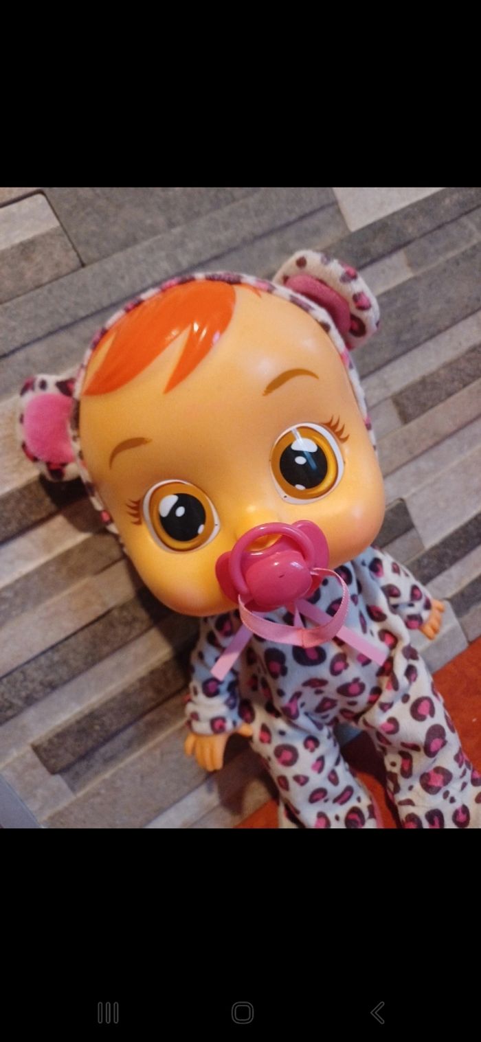 Poupée Cry babies Léa le leopard - photo numéro 2