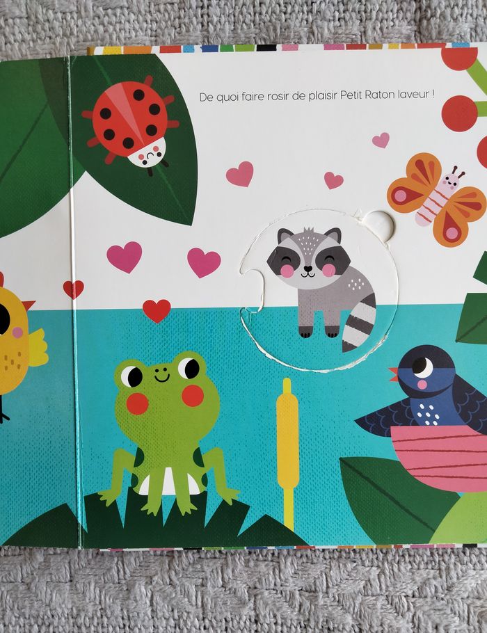 Livre puzzle "Les couleurs de petit raton laveur" - photo numéro 6