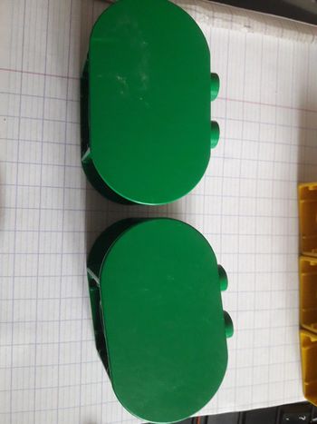Briques spéciales vert duplo