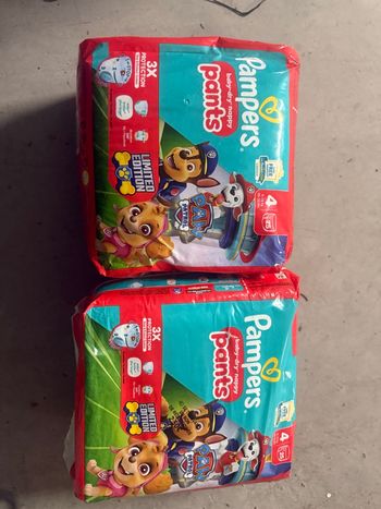 2 pampers pants 6