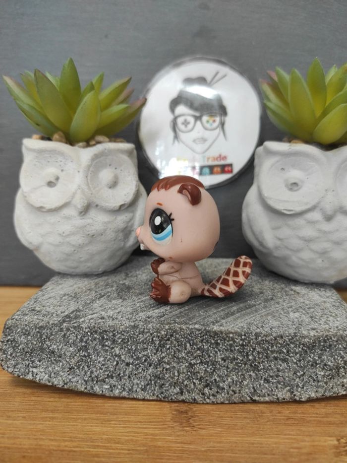 My Littlest Petshop Pet Shop LPS Castor Beaver 1990 #geektradelpscastor - photo numéro 4