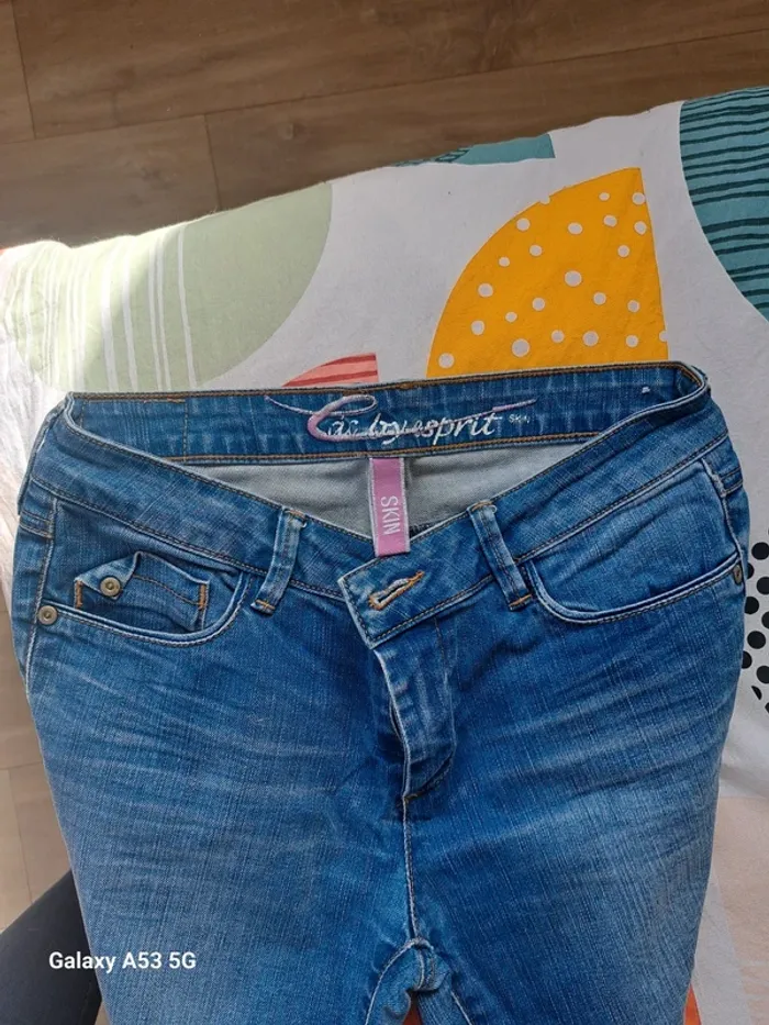 Jean Denim taille haute - photo numéro 2
