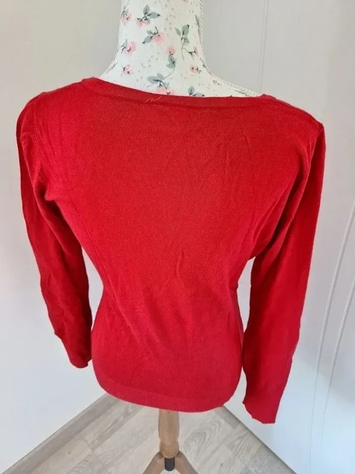 pull rouge - photo numéro 3
