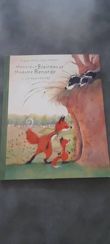 Lîvre"Mr Blaireau&Mme Renarde