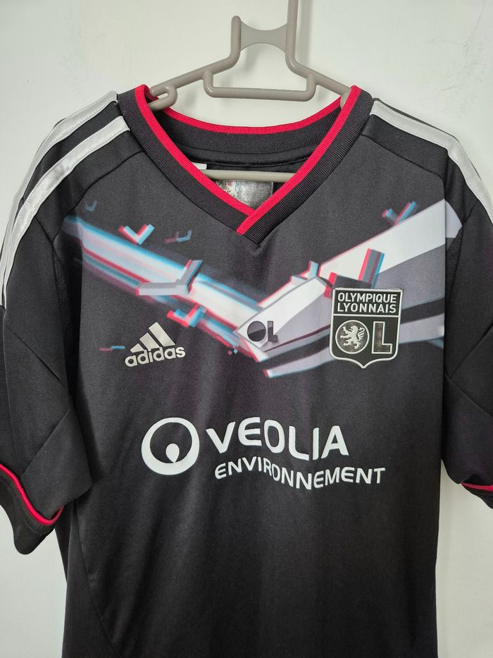 Maillot de foot vintage année 2012 / 2013 * Olympique Lyonnais / Adidas * - photo numéro 3