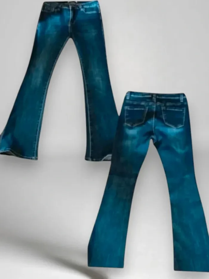 jean Nina Carter, coupe bootcut taille haute,stretch - photo numéro 7
