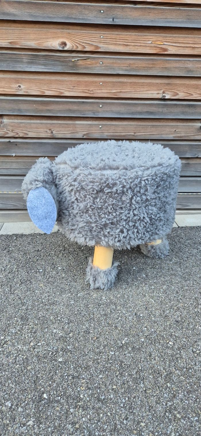 Tabouret enfant mouton en bois 🐑 - photo numéro 4