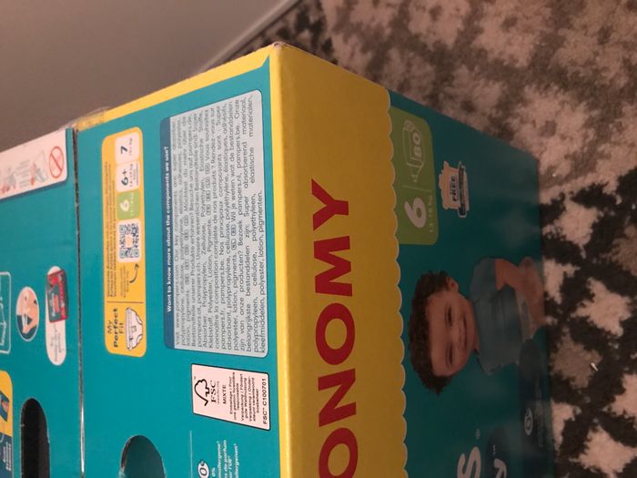 Neuf paquet de couches pampers baby dry taille 6 soit 80 couches - photo numéro 2