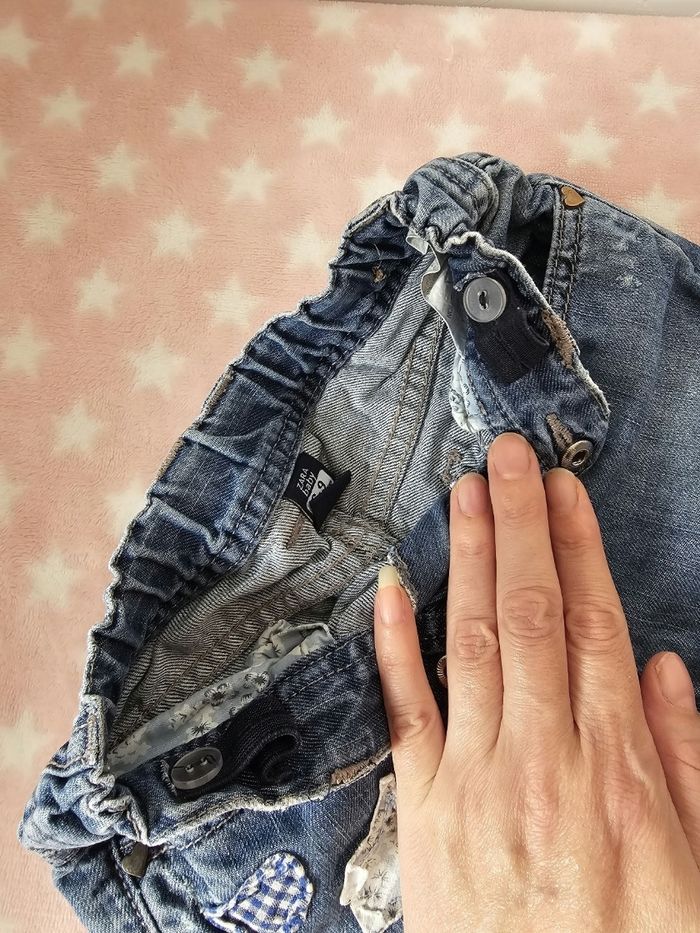 Pantalon jeans mixte 6-9 mois - photo numéro 4