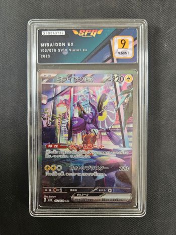 Carte Pokemon Miraidon ex SAR sv1V Violet ec 102/078 SFG9