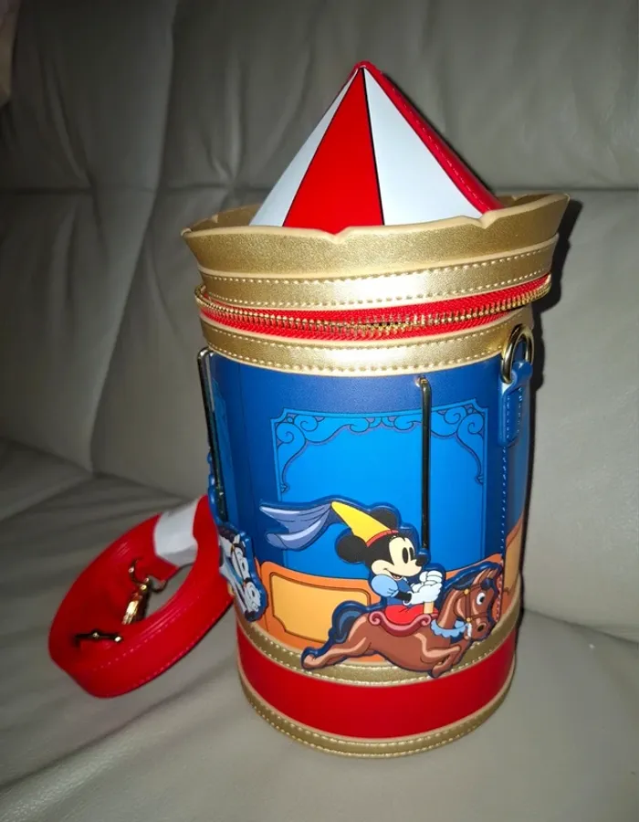 Sac bandoulière mickey taylor minnie mouse carrousel
loungefly disney - photo numéro 3