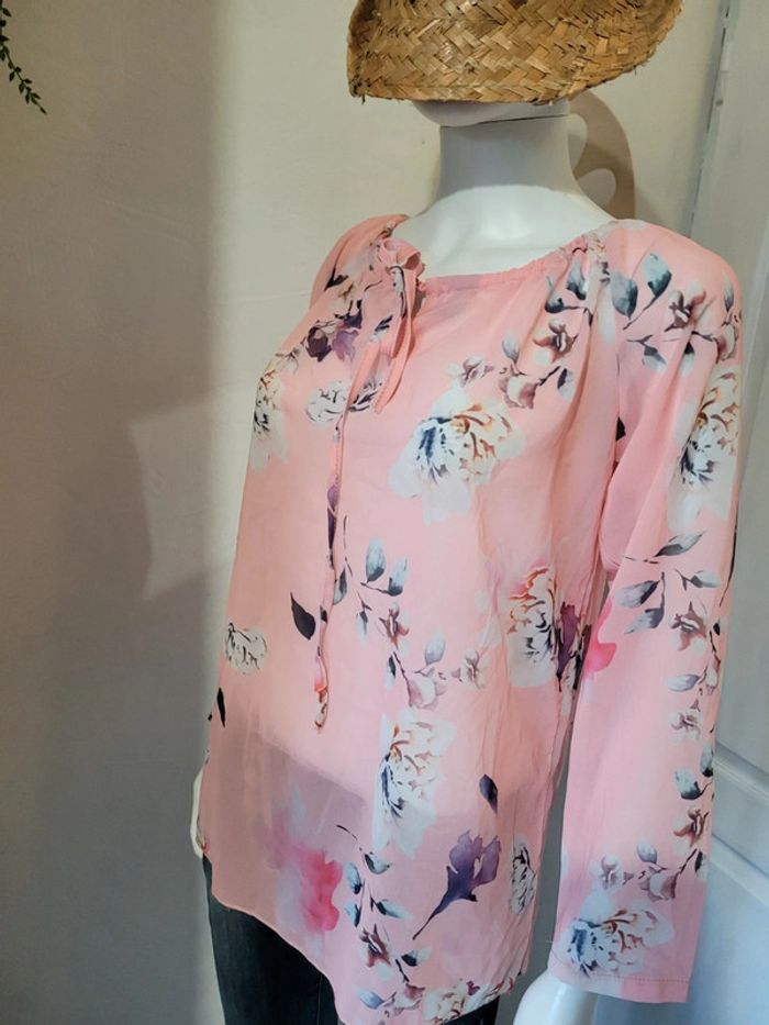 Haut en voile fleurs - photo numéro 4