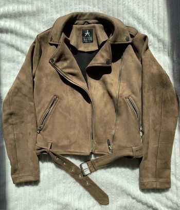 Veste en daim  marron