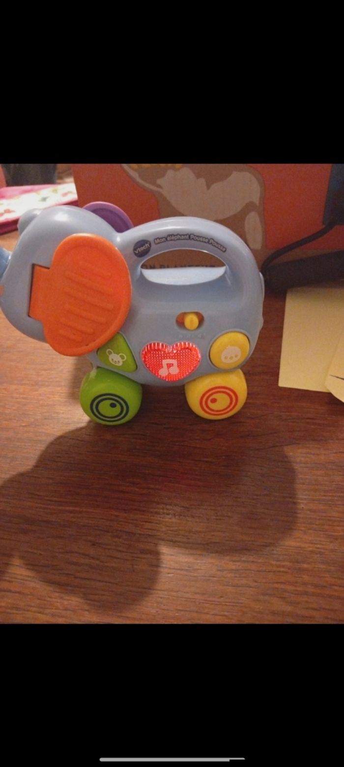 Jeu mon éléphant pousse pousse VTech - photo numéro 3