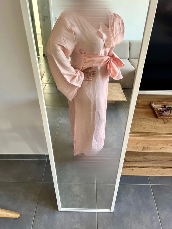 Robe longue irisée rose - photo numéro 2