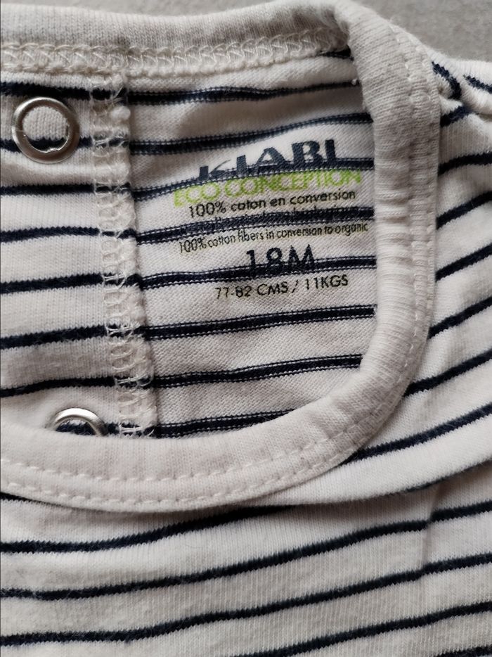 Grenouillère Kiabi, taille 18 mois - photo numéro 3