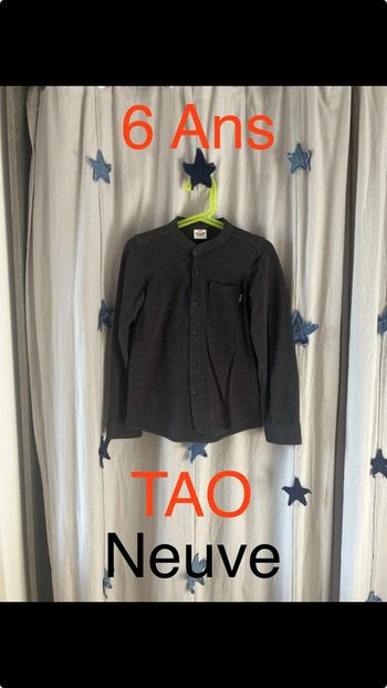 Chemise col Mao neuve 6 ans TAO