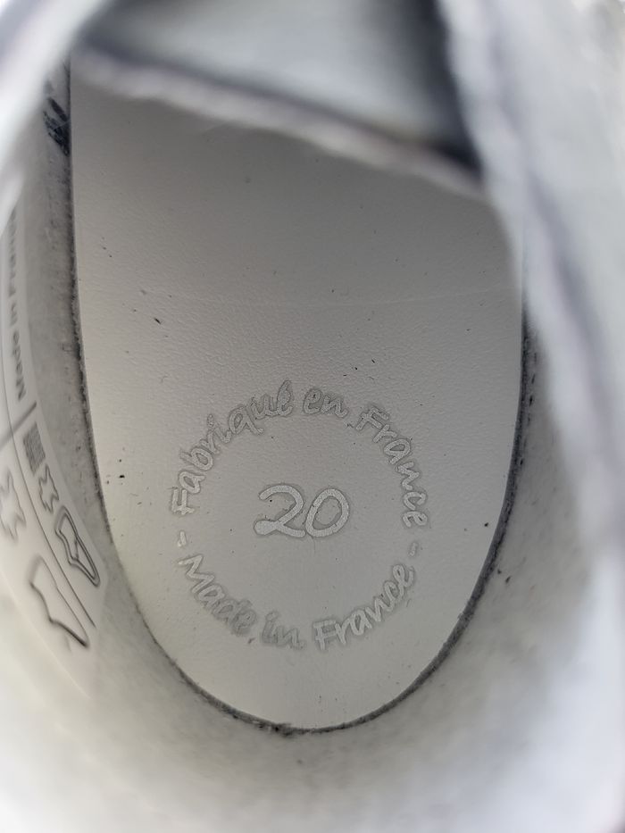 Chaussures bébés en cuir Point 20 Made in France 🇨🇵 - photo numéro 3