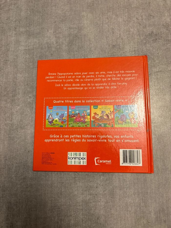 Livre apprend à être fair-play avec Antoine l’hippopotame - photo numéro 4