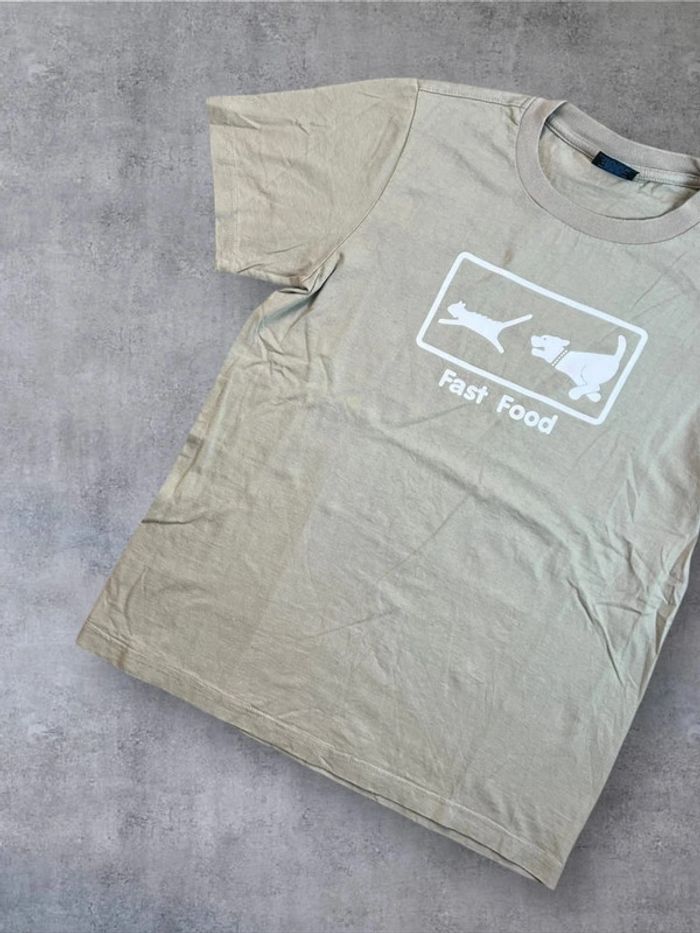 T-shirt, Imprimé, Kaki, M (1520) - photo numéro 3