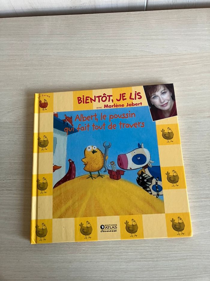 Livre enfant "Albert, le poussin qui fait tout de travers – Marlène Jobert