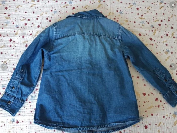 Chemise ML effet jean 2-3 ans Tex - photo numéro 2