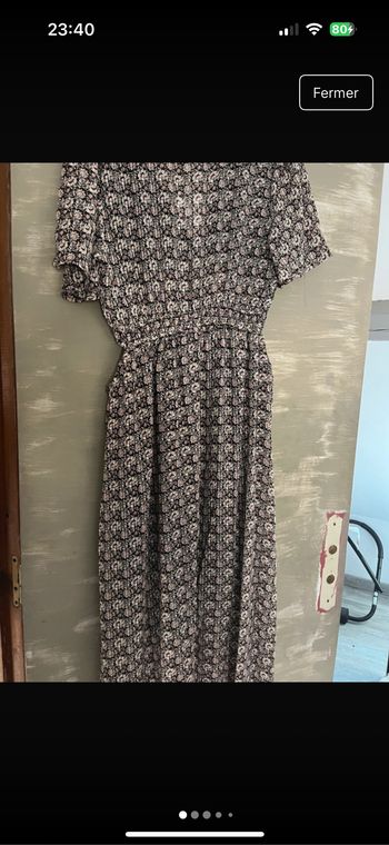 Longue robe fleurie