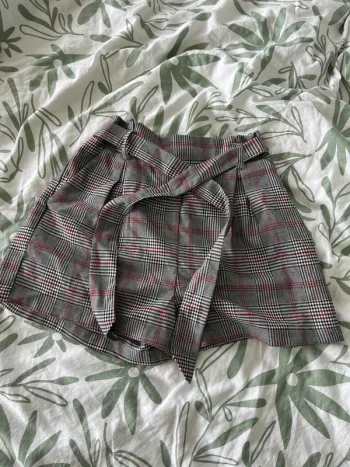 Short à carreaux