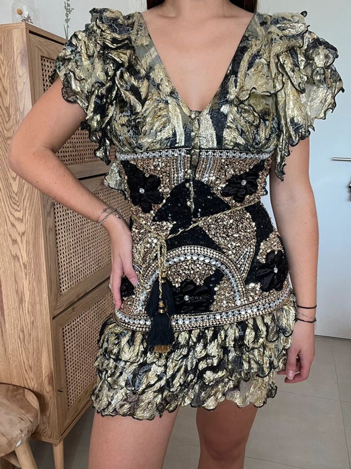Robe noire et dorée Diamond for Eden - photo numéro 2