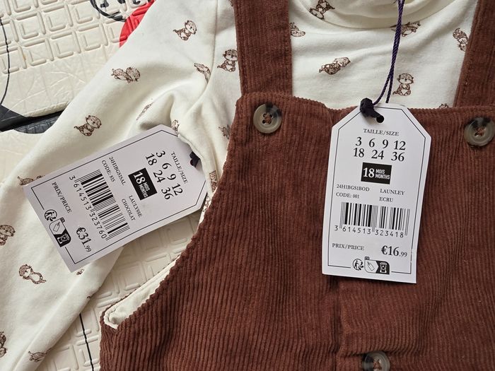 Salopette et sous pull 18 mois Sergent Major - photo numéro 3