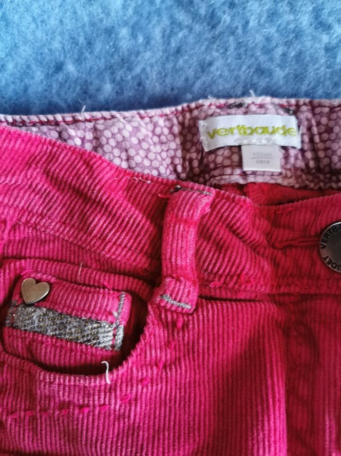 Pantalon velours vertbaudet - photo numéro 2