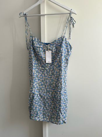Mango robe à bretelles imprimées