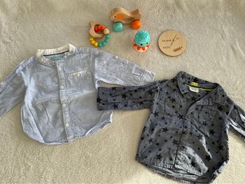 Lot chemise 9 mois