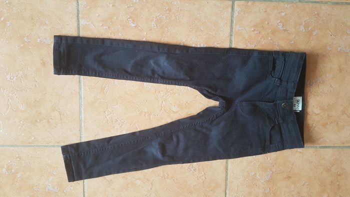 Jeans skinny à pression mixte noir 4 ans Kiabi