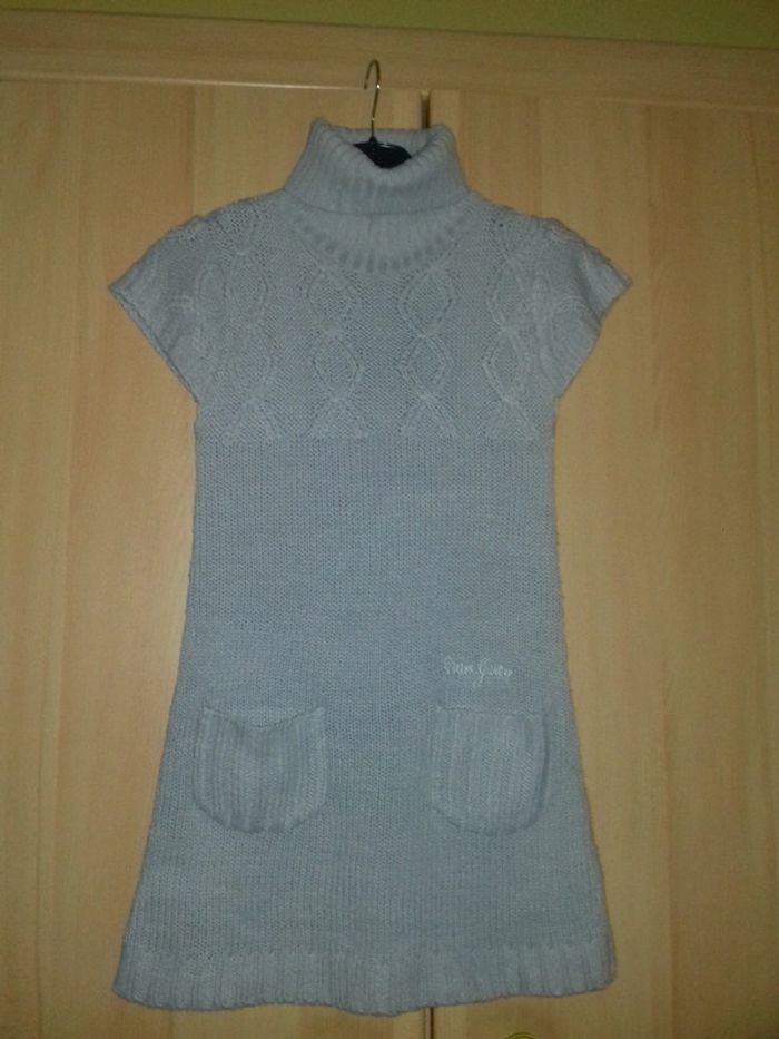 Robe en laine col roulé