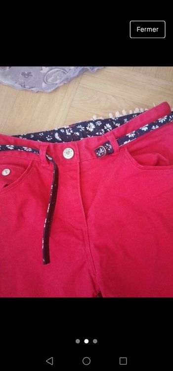 Pantalon sergent major 8 ans