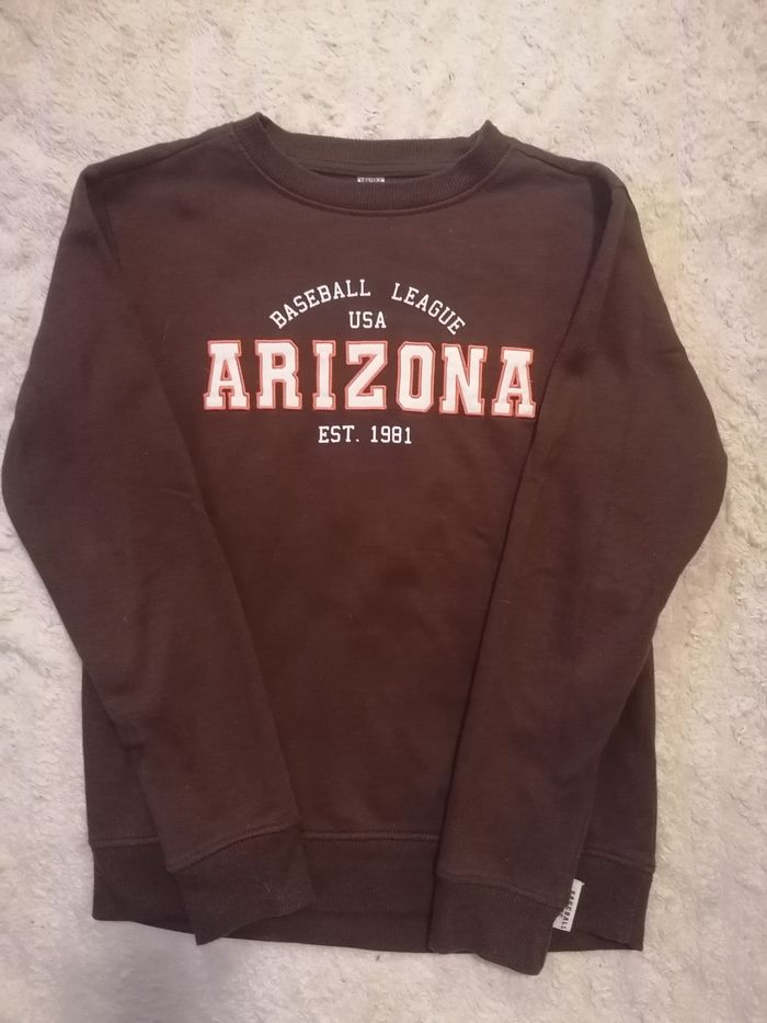 Pull sweat-shirt 🤎 garçon 12/14 ans - photo numéro 2