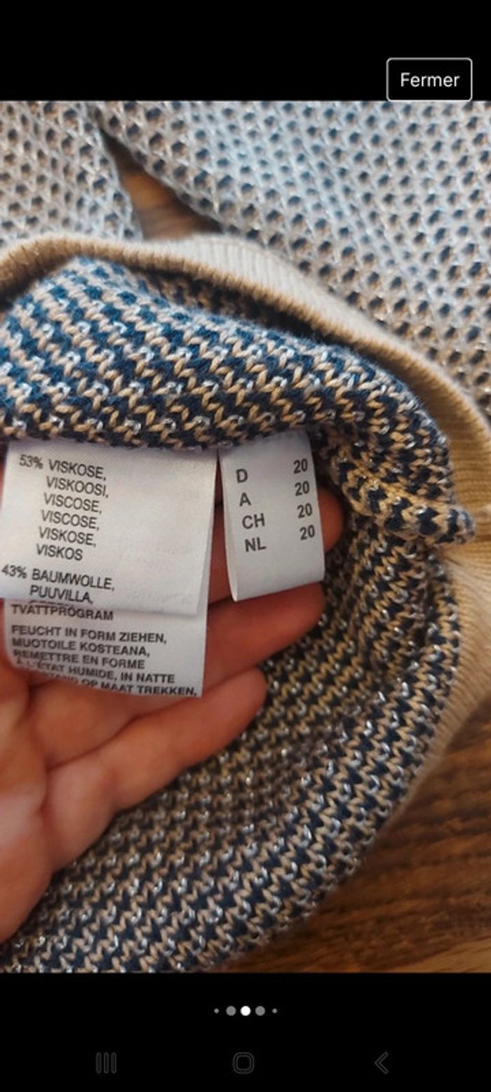 Pull femme 3/4 Atelier taille 21 ( fr 38) - photo numéro 5