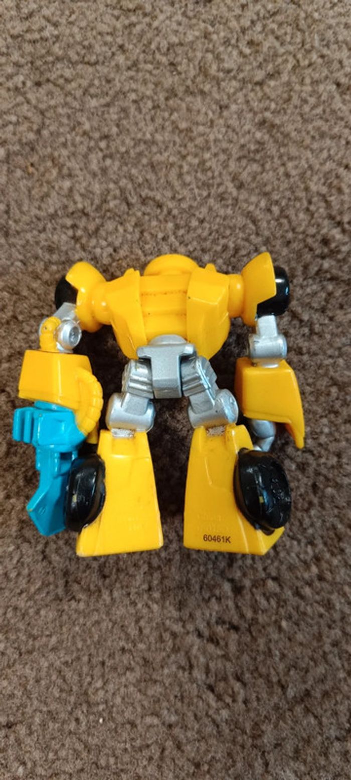 Figurine robot transformer jaune - photo numéro 3